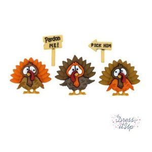 Turkey Trot- Dress It Up Buttons Jesse James